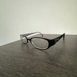 Coach Annabel 530 Tortoise Eyeglass Frames Case Dragonfly Rx Lenses Replace